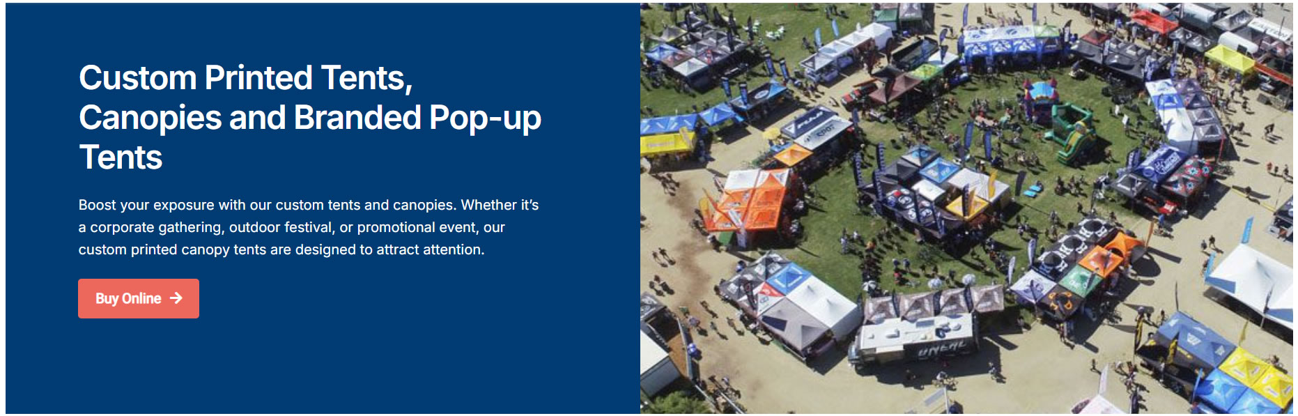 advertising tent manufacturer