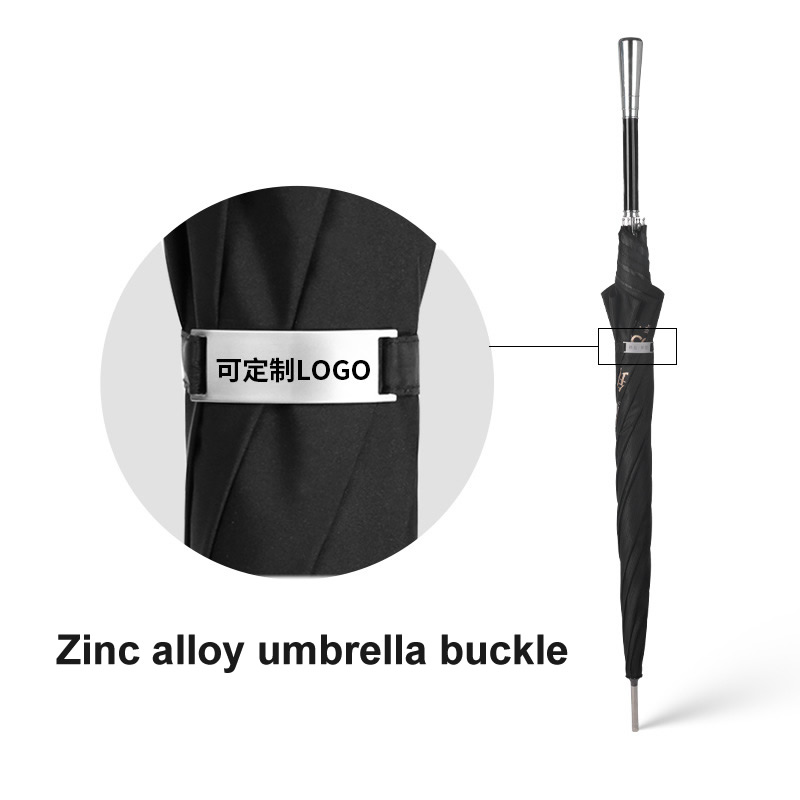 Laser Engrave Logo Metal Label UV Protection Umbrella